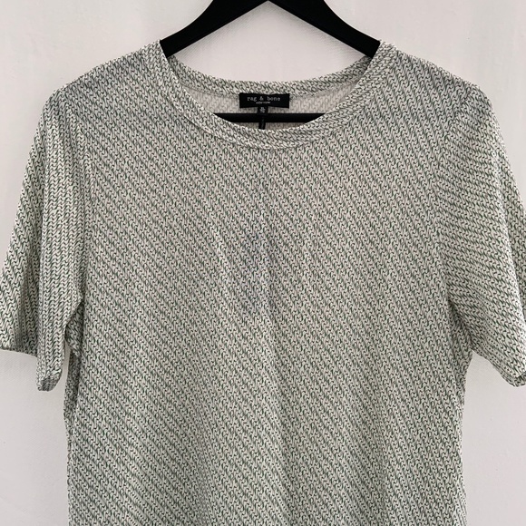 NWT Rag & Bone Sabeen Ribbon Print Jersey T-Shirt - Picture 12 of 16